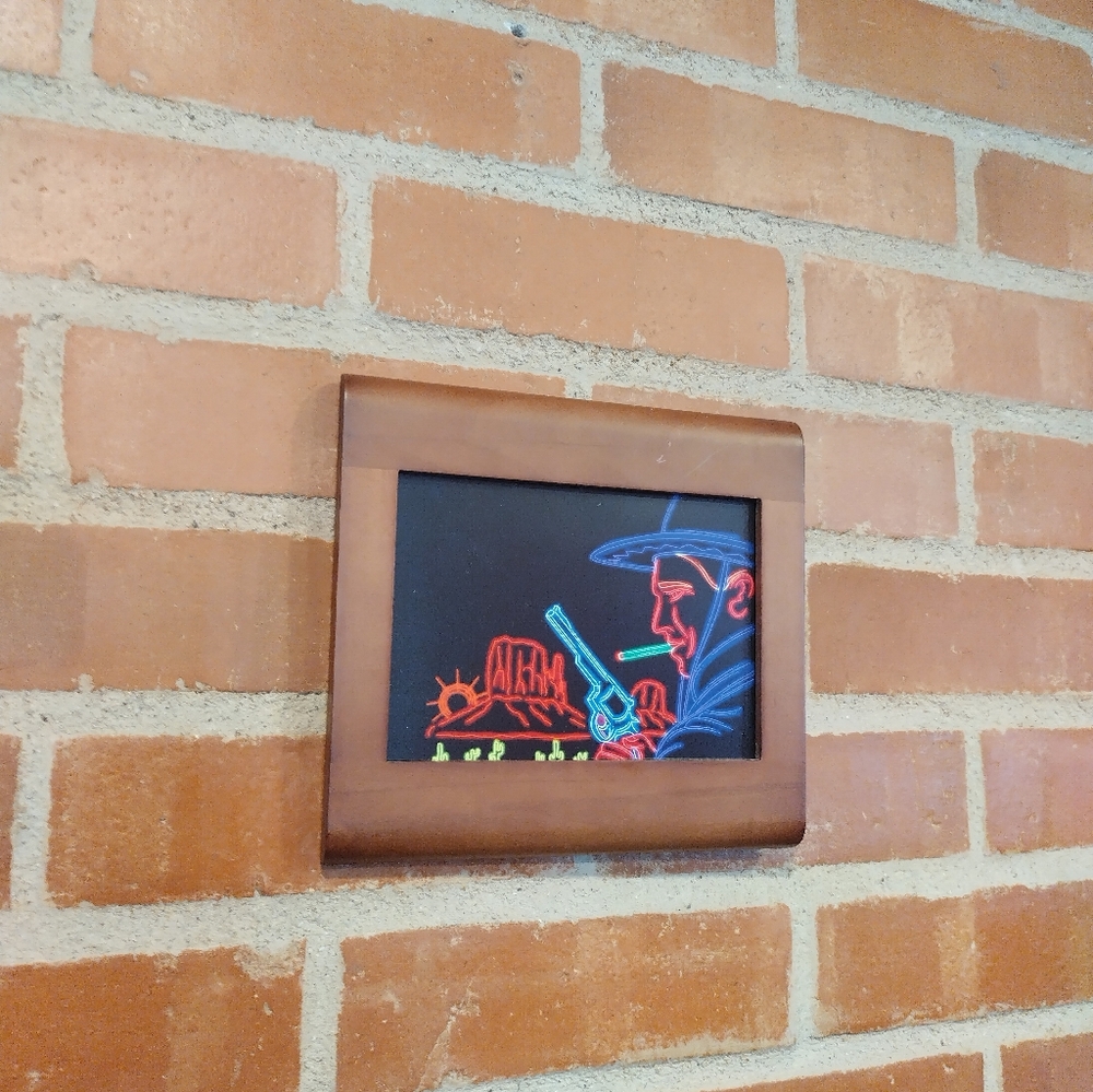 Marty Robbins Neon Cowboy Art Print